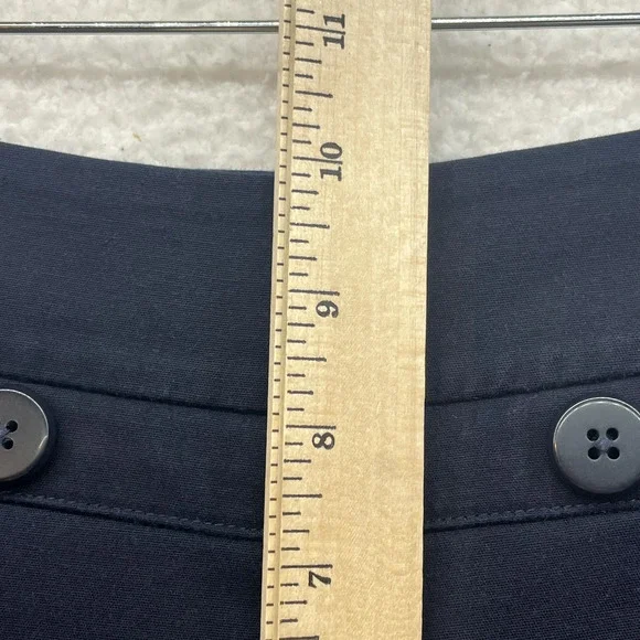 Cabi Pants Womens 6 Blue Mariner Trouser Dress Nautical Buttons Boot Cut Preppy - Picture 10 of 12
